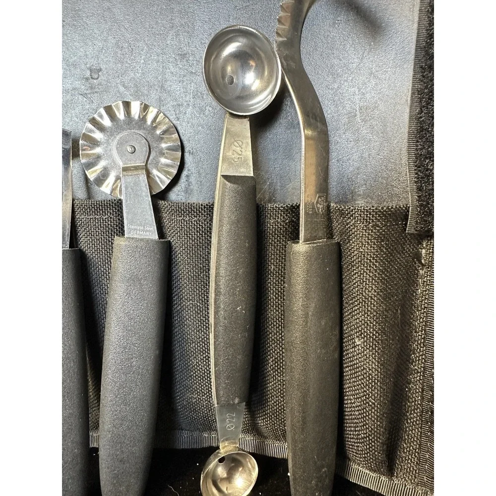 Black Diamond - 5 Piece Stainless Steel Tool Set w/case - W. Germany - Edelstahl